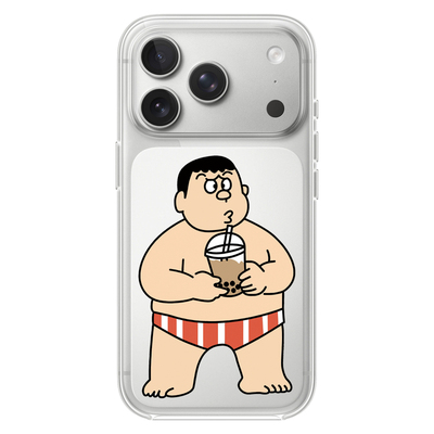 奶茶胖虎适用于苹果17PROMAX透明手机壳磁吸13亚克力硅胶iPhone16PROMAX防摔情侣15PRO卡通14动漫12华为小米