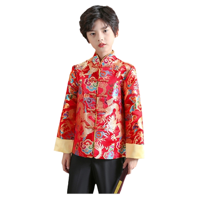 暮璃春秋男童中国风礼服