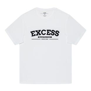 EXCESS爱可赛短袖男篮球运动T恤美式宽松休闲投篮训练圆领速干T