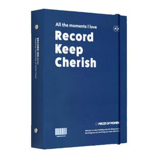 韩国iconic创意绑带六孔活页夹A5手账本外壳相册封面替芯单卖硬壳