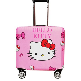 18寸20寸横款行李箱保护套卡通横版拉杆旅行箱防尘罩袋弹力防晒罩