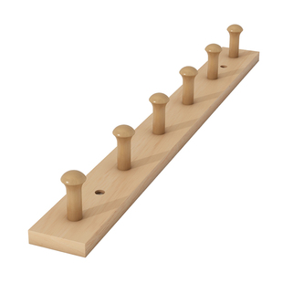 实木挂衣钩免打孔墙壁挂衣架衣服挂钩试衣间挂钩门后挂钩衣架粘钩