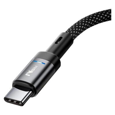 能适自动断电闪充typec数据线