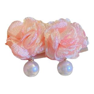 小清新花朵系列耳环森系甜美小众百搭耳钉时尚轻奢高级感耳饰