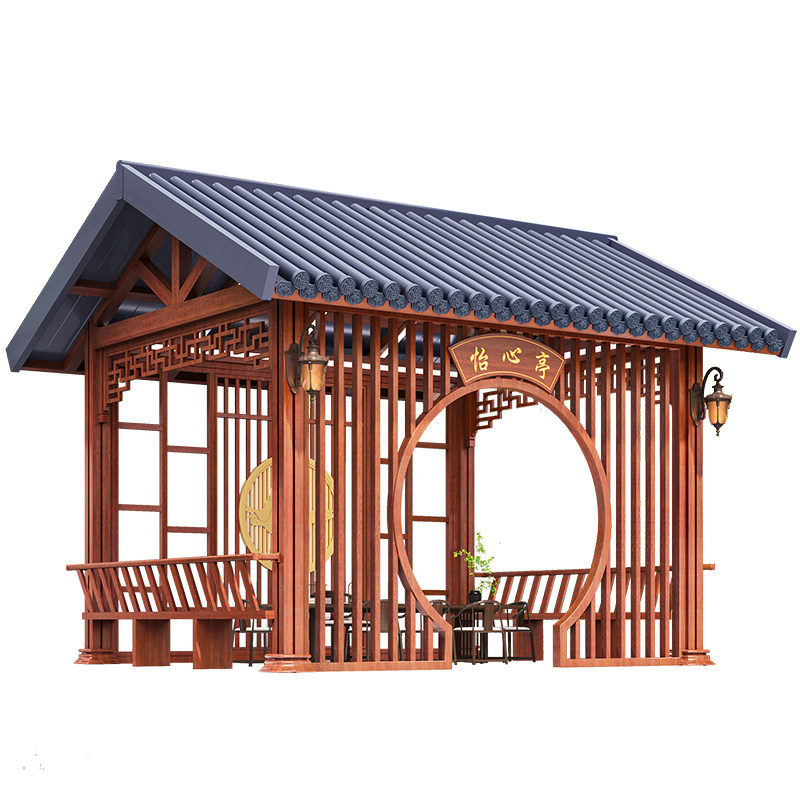 仿古古建琉璃瓦亭子个性化定制