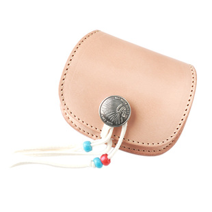 官方代理日本REDMOON红月RM-ICC2真皮牛皮休闲美式零钱包硬币包