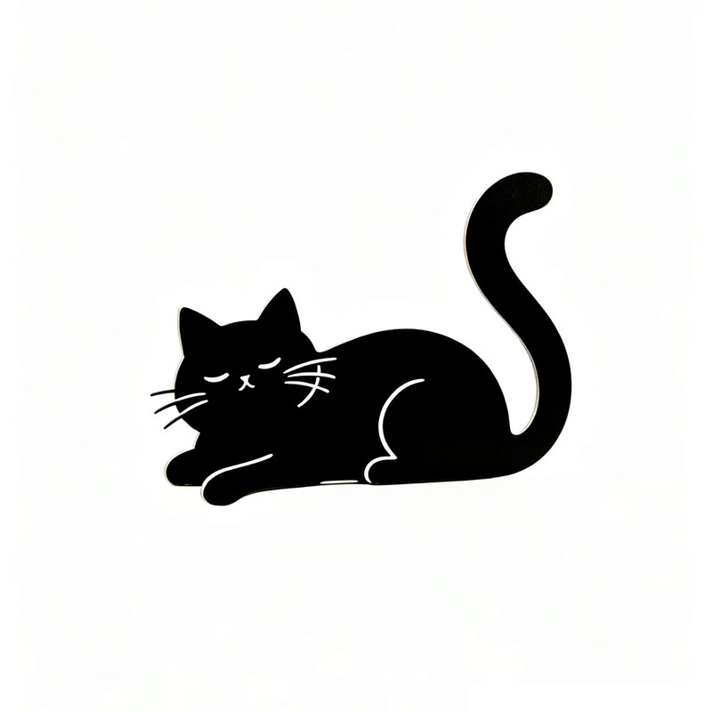 创意铁艺烤漆猫篱笆户外庭院摆件