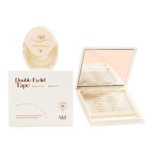 程十安AKF双眼皮贴女隐形自然无痕蕾丝美目贴斜切橄榄肿眼泡专用