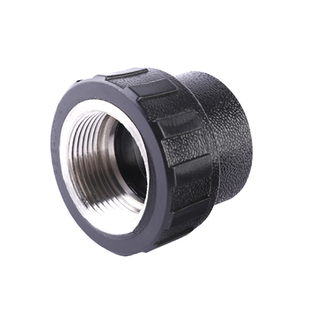 PE内牙直接内丝直接pe水管配件内螺纹铜接头S20*1/2F-S110*4F承插