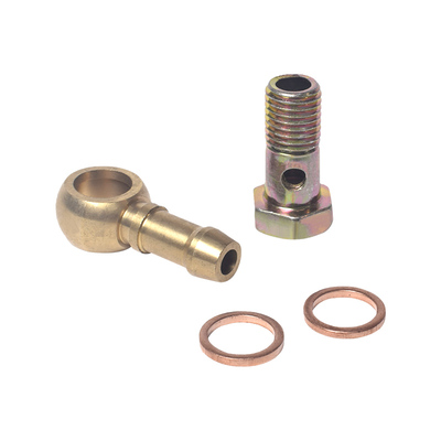 改装涡轮鱼眼空心供油螺丝M12*1.25转3/8inch banjo油泵转接头