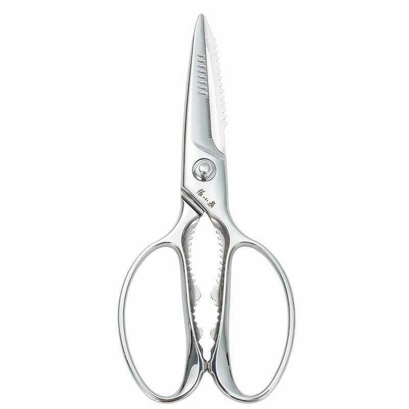 张小泉多功能厨房剪粉末压铸全钢不锈钢可拆卸家多用剪刀鸡鸭骨肉