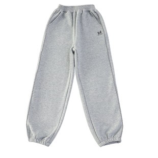 女童加绒加厚裤子冬装儿童加厚一条过冬卫裤大童冬季羊驼绒运动裤