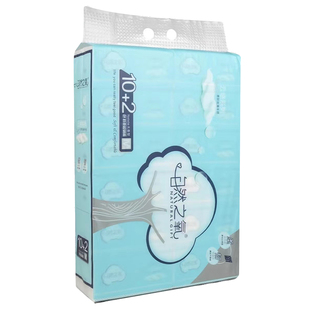 自然之氧纸巾抽纸5层加厚400张12包家用纸抽整箱印花可湿水面巾纸
