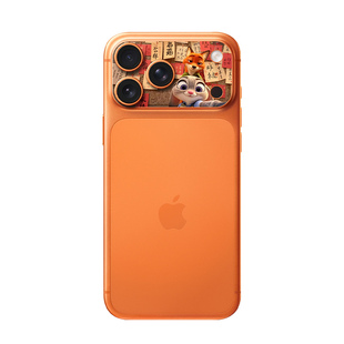 测码哈哈适用于苹果17Pro手机镜头贴纸 iPhone17 Pro Max后置摄像头底座贴纸疯狂动物城2苹果手机镜头保护贴
