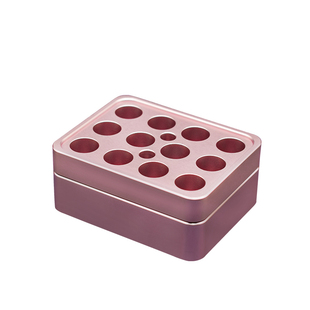 diy手工自制口红小样模具9.3mm模具12孔自制口红模具小样口红空管