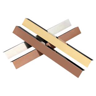 L型304不锈钢收边条防撞瓷砖包边条墙角墙面护角阳角金属条收口条