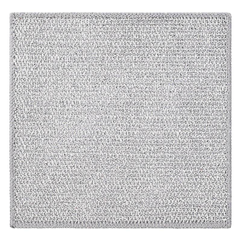 钢丝洗碗布银丝抹布清洁布仿刚丝双面网格金属丝清洁可替代钢丝球