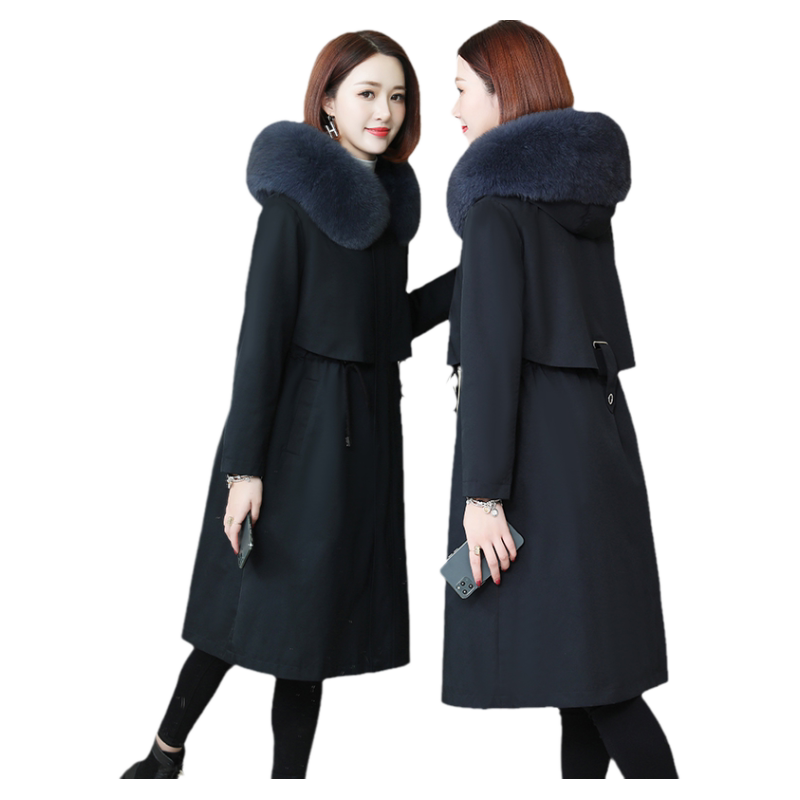 断码清仓集合特价2021冬季新款皮草派克服女