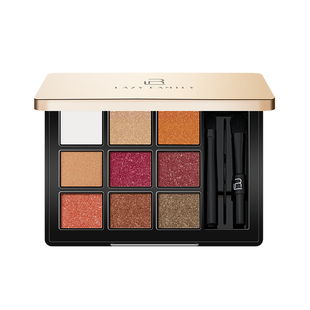 懒人家族送女友眼影微珠光大地色防水防汗易上色不晕妆九色眼影盘