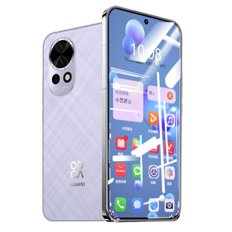 适用华为nova13钢化膜nova13全屏覆盖手机膜5G高清无白边护眼抗蓝光新款BLK-AL80防指纹屏保贴膜huawei刚化膜