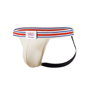 TOMATOPAPA美式1980系列红白蓝男士双丁内裤性感欧美风美式双丁裤