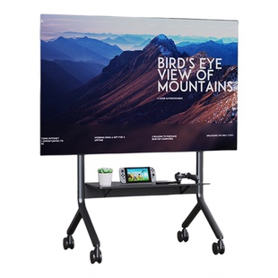 NB P150 超大置物托盘电动升降多功能设计显示屏移动推车落地支架