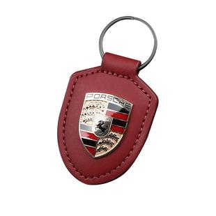 适用于保时捷钥匙扣装饰盾牌挂件macan卡宴panamera钥匙盾徽挂饰