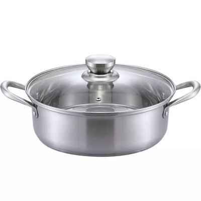 火锅锅304不锈钢电磁炉明火通用