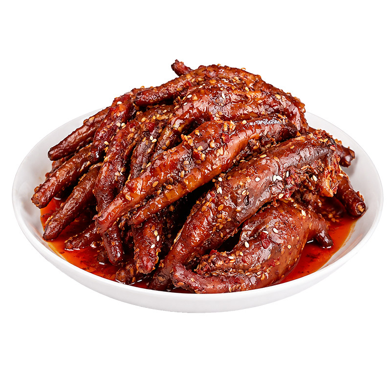 湖南特产劲道香辣鸡爪零食解馋