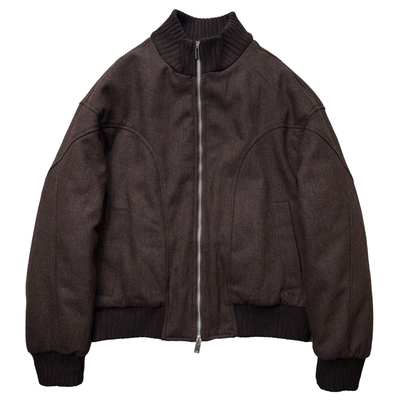 SKYROCKET棒球服颗粒肌理羽绒服