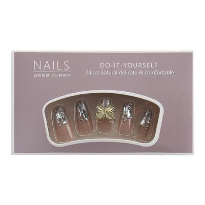 网红纯手工穿戴甲美甲贴片假指甲结婚显白新娘甲高级感小红书甲片