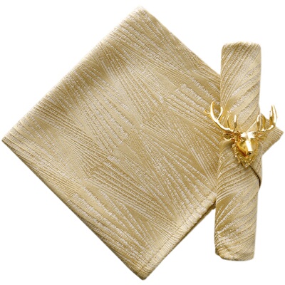 红色餐巾口布新中式高档折花垫布