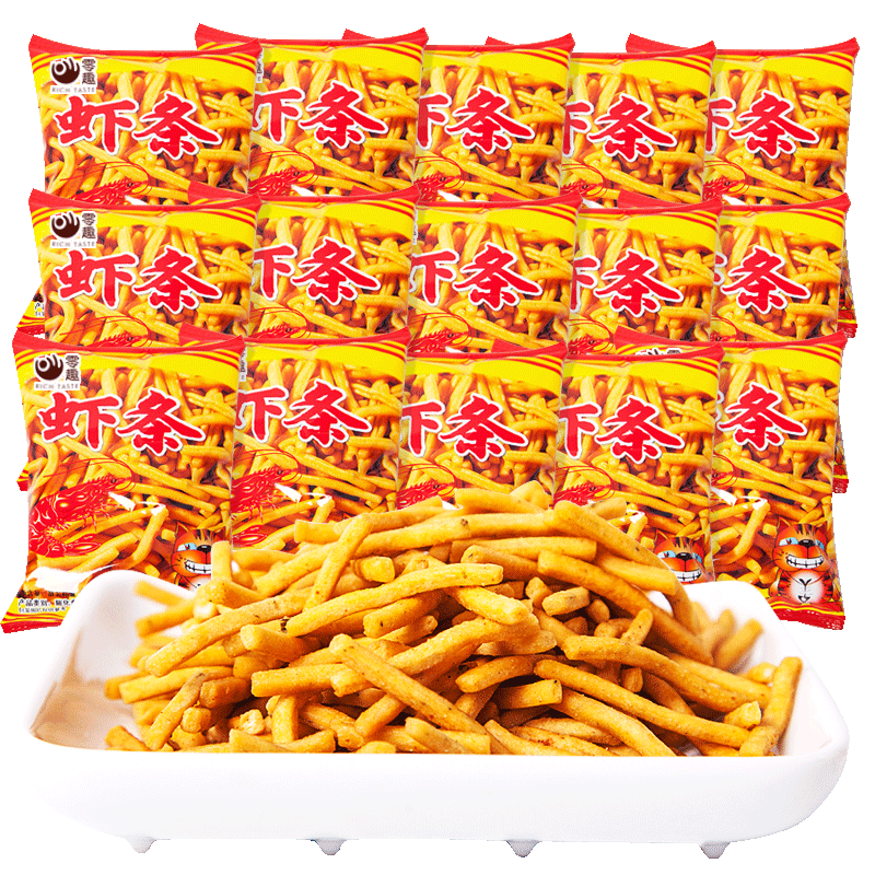 虾条薯片小包装解馋小吃