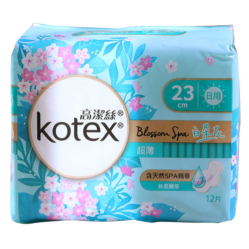 香港版kotex高洁丝卫生巾白茶花