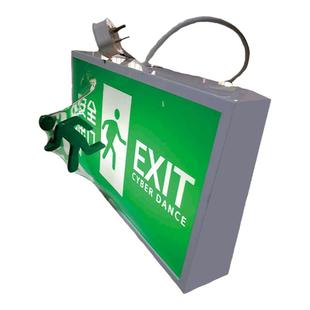创意款安全出口指示牌消防应急逃生通道充电式标识牌吸塑灯箱定制