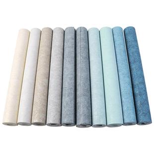 法式素色无纺布墙纸非自粘灰色美式复古斑驳客厅卧室壁纸2026新款