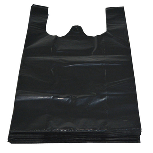 黑色特厚水产袋海鲜袋鱼龙虾大闸蟹中小号超厚加厚手提塑料垃圾袋