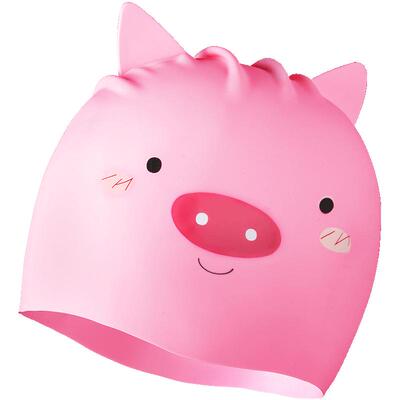 EZI弈姿2021新款儿童泳帽印花