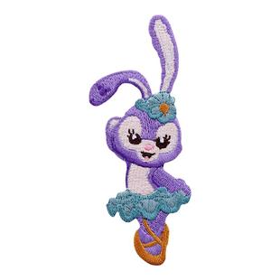 自粘星黛露达菲熊雪莉刺绣贴龙骧包手机壳帽子衣服裤子装饰补丁贴