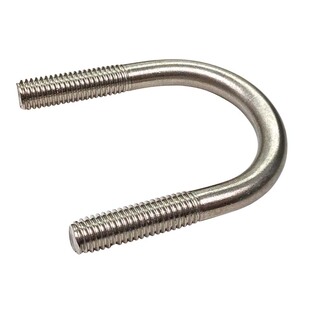 M6M8M10mm316不锈钢U型螺栓U形螺丝U型卡管卡管夹U型卡U码DN20-40