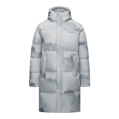 海澜之家连帽长款羽绒服