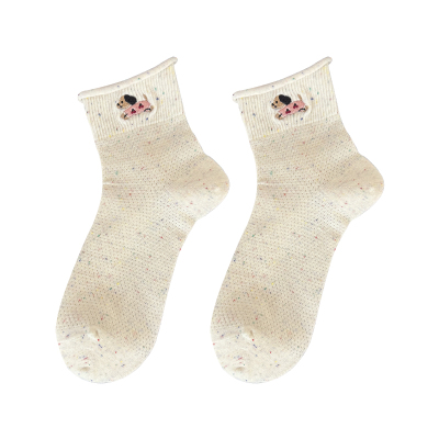 【超萌卡通刺绣短袜】少女心狙击