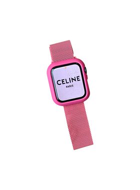 玫红米兰尼斯iwatch表带