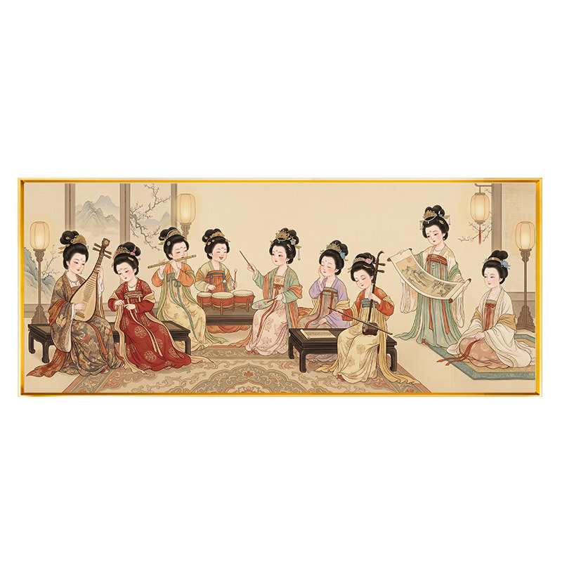 创意国风仕女图十字绣满绣2026新款大家闺秀全绣大尺寸手工绣自绣
