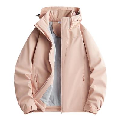 稻草人冲锋衣女款加绒加厚防风