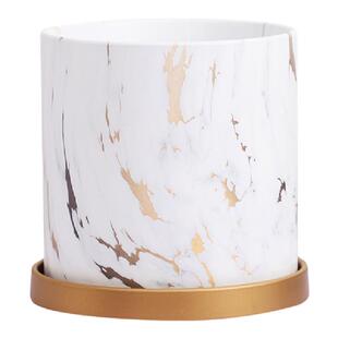 大理石纹虎皮兰花花盆陶瓷简约创意家用室内蝴蝶兰专用花盆多肉盆