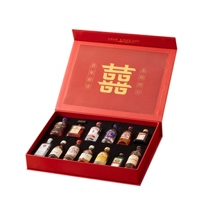 新婚礼物 mini小洋酒礼盒威士忌套装送新人闺蜜实用型结婚伴手礼