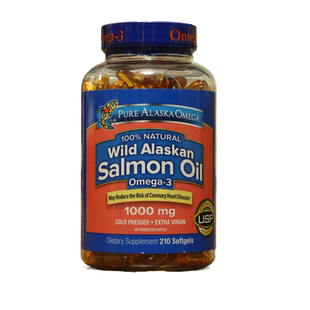 现货美国直购Pure Alaska Omega-3阿拉斯加野生纯净三文鱼油210粒