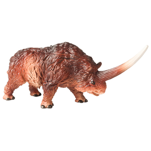 林畅模玩冰河时期史前巨兽板齿犀模型仿真动物远古犀牛儿童玩具