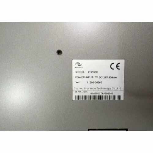 议价汇川触摸屏 IT6100E型号：IT6100E电源输入：DC24V 300mA全新